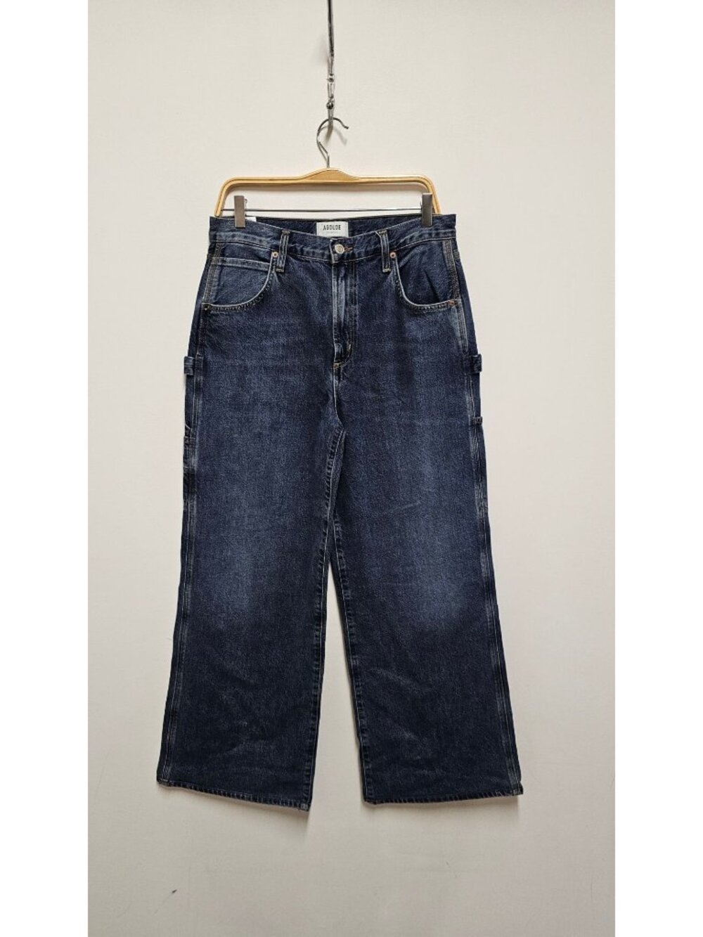 Agolde brand wide-leg carpenter pants. Size 28